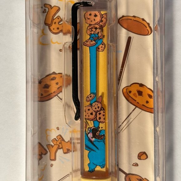 Cookie Monster Sesame Street Floaty Pen Universal Studios Japan Advertise Promo - Picture 1 of 10
